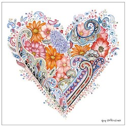 Χαρτοπετσέτα για decoupage, Spring Heart, 1 τεμ